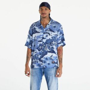 Cămașă Tommy Jeans Hawaiian Print Camp Collar Short Sleeve Shirt Hawaiian Aop imagine