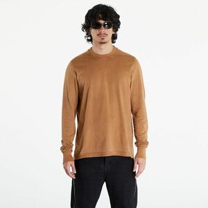 Tricou Rick Owens DRKSHDW Crewneck Long Sleeve T-Shirt Khaki Brown imagine