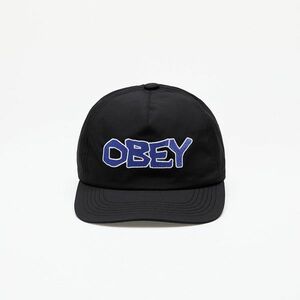 OBEY Offline 5 Panel Snapback Black imagine