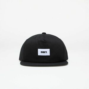 OBEY Bold Label Organic Strapback II Black imagine