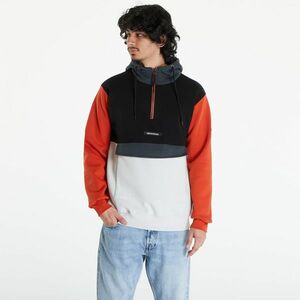 Hanorac Horsefeathers Milo Sweatshirt Black/ Orange Rust imagine