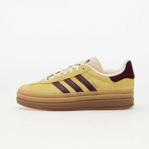 Sneakers adidas Gazelle Bold W Almost Yellow/ Maroon/ Wonder White imagine