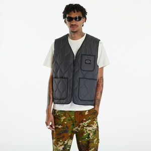 Vestă Awake NY Quilted Vest Charcoal imagine