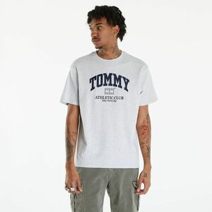 Tricou Tommy Jeans Varsity Logo T-Shirt Silver Grey imagine