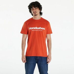 Tricou Horsefeathers Quarter T-Shirt Orange Rust imagine