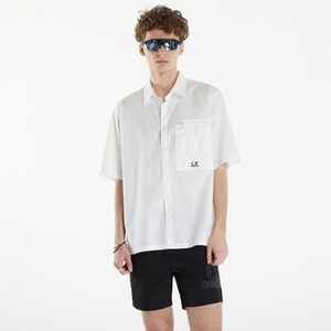 Cămașă C.P. Company Short Sleeve Shirt Gauze White imagine