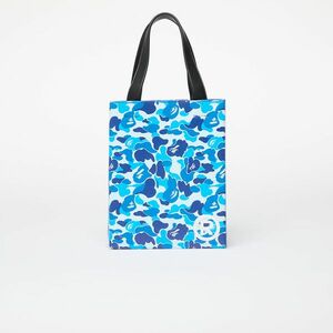 A BATHING APE Abc Camo Tote Bag Blue imagine