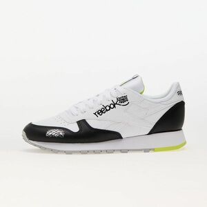 Sneakers Reebok Classic Leather Core Black/ Ftw White/ Acid Yellow imagine