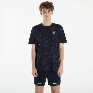 Tricou Under Armour Project Rock Payof AOP Graphic Black/ Silt imagine