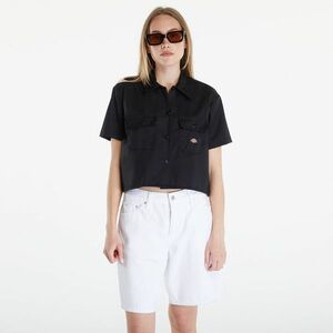 Cămașă Dickies Cropped Short Sleeve Work Shirt Black imagine