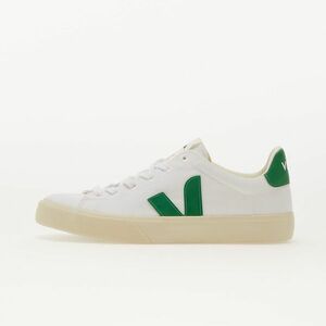 Sneakers Veja Campo Canvas White/ Emeraude imagine