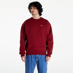 Hanorac Nike Solo Swoosh Men's Fleece Crew Team Red/ White imagine