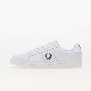 Sneakers FRED PERRY B721 Leather/ Towelling Wht/ Shade Cobalt imagine