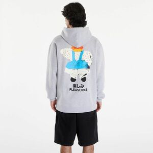 Hanorac PLEASURES Duck Hoodie Heather Grey imagine