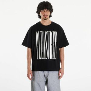 Tricou PLEASURES Stretch Heavyweight T-Shirt Black imagine