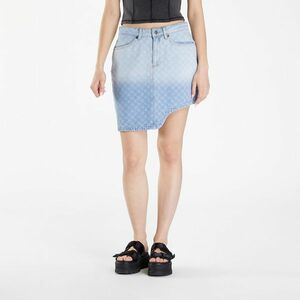 Fustă Daily Paper Zella Monogram Denim Skirt Mid Blue imagine