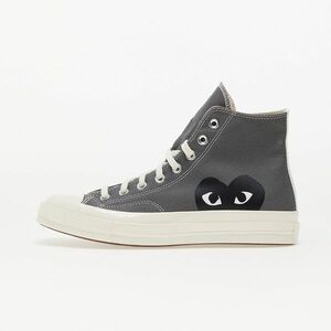 Sneakers Converse x Comme des Garçons PLAY Chuck 70 Hi Gray/ Black/ Egret imagine