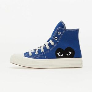 Sneakers Converse x Comme des Garçons PLAY Chuck 70 Hi Blue/ Black/ Egret imagine