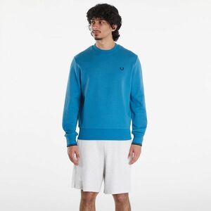 Hanorac Fred Perry Crew Neck Sweatshirt Ocean/ Navy imagine