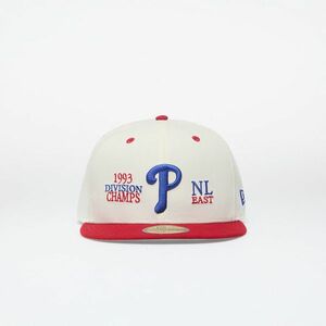 New Era Philadelphia Phillies 59FIFTY Fitted Cap Chrome White imagine