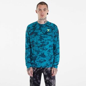 Tricou Under Armour Project Rock IsoChill LS Hydro Teal/ Black/ High-Vis Yellow imagine