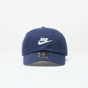 Nike Club Unstructured Futura Wash Cap Midnight Navy/ White imagine