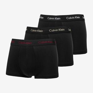 Calvin Klein Cotton Stretch Classic Fit Low Rise Trunk 3-Pack Black imagine