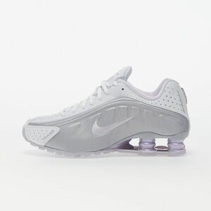 Sneakers Nike W Shox R4 White/ Barely Grape-Mtlc Platinum imagine