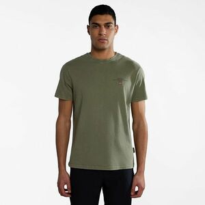 Tricou Napapijri Selbas T-Shirt Green Lichen imagine