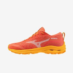 Sneakers Mizuno Wave Rider Gtx Hot Coral/ White/ Carrot Curl imagine