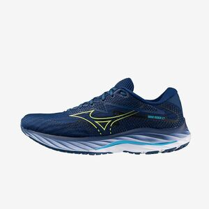 Sneakers Mizuno Wave Rider 27 Navy Peony/ Sharp Green/ Swim Ca imagine