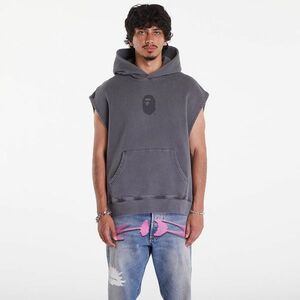 Hanorac A BATHING APE Bape Sleeveless Pullover Hoodie Charcoal imagine