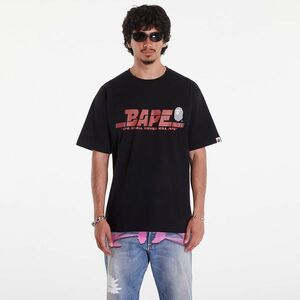 Tricou A BATHING APE Bape Sports Logo Tee Black imagine