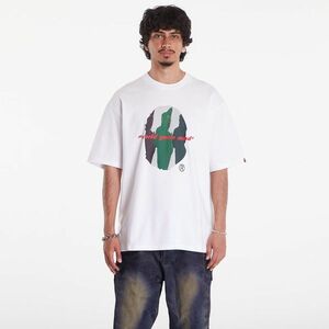 Tricou A BATHING APE Shark Shinji Ape Head Relaxed Fit Tee White imagine