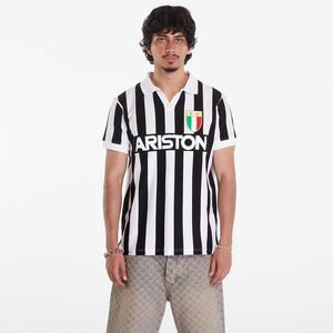 Jersey COPA Juventus FC 1984 - 85 Retro Football Shirt UNISEX Black/ White imagine