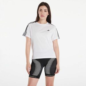 Tricou adidas Own the Run 3-Stripes Short Sleeve Tee White imagine