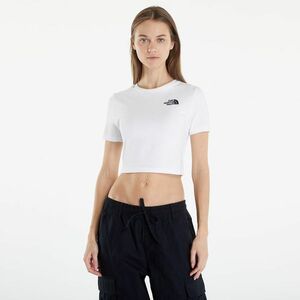 Tricou The North Face Crop S/S Tee TNF White imagine