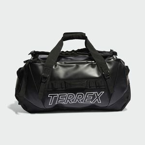 adidas Terrex RAIN.RDY Expedition Medium Duffel Bag 70 L Black/ White imagine