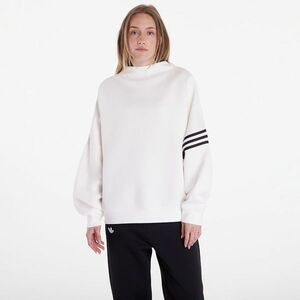 Hanorac adidas Neuclassics Oversized Sweatshirt Cloud White imagine