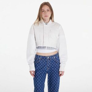 Bomber Nike Sportswear Destroyer Women's Cropped Canvas Jacket Phantom/ Summit White/ Summit White imagine