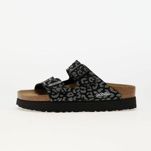 Sneakers Birkenstock x Papillio Arizona Grooved Leopard Black imagine