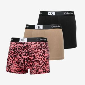 Calvin Klein Cotton Stretch Amplified Classics Trunk 3-Pack Multicolor imagine