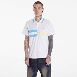 Tricou LACOSTE Men's S/S Polo White/ Bonnie/ Yellow imagine