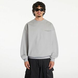 Hanorac Y-3 Logo Crew Sweatshirt UNISEX Charcoal Solid Grey imagine