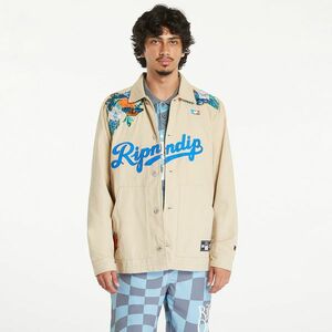 Jacheta RIPNDIP Los Ripndip Twill Coaches Jacket Khaki imagine