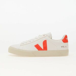 Sneakers Veja W Campo Chromefree Extra White/ Orange Fluo imagine