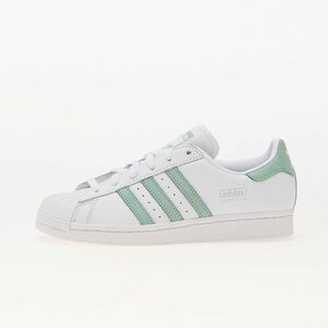 Sneakers adidas Superstar W Ftw White/ Hazy green/ Ftw White imagine