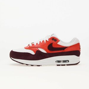 Sneakers Nike Air Max 1 Summit White/ Burgundy Crush-Picante Red imagine