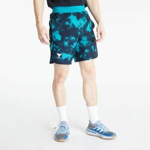 Pantaloni scurți Under Armour Project Rock Printed Woven Short Coastal Teal/ Fade/ White imagine