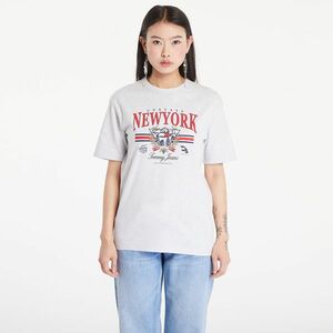 Tricou Tommy Jeans Prep Explorer Relaxed Fit T-Shirt Silver Grey Heather imagine